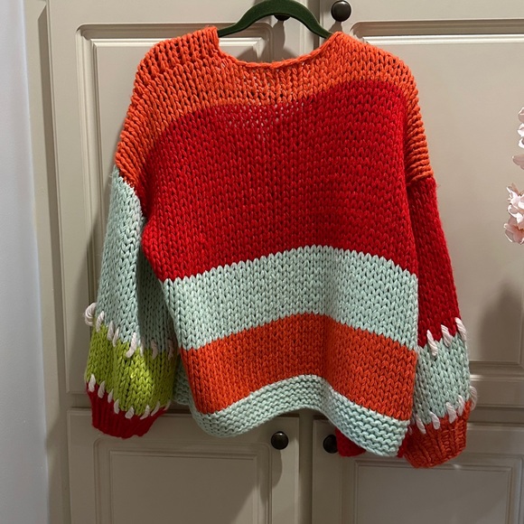 Listicle Chunky Knit Striped Multicolor Sweater Sz Large
Never worn - Picture 5 of 5